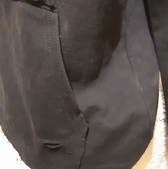 Men's Forever Twenty One Distressed Faded Slashed Hoodie US Large New - Picture 9 of 13